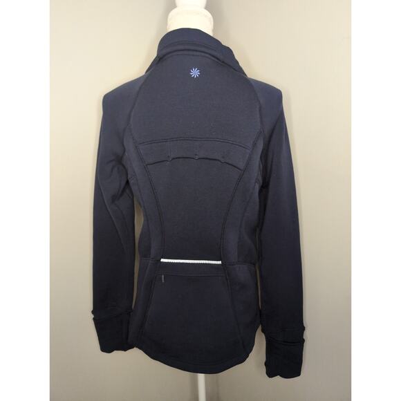 Athleta full Zip Up Sweatshirt layering jacket Sz L - Picture 3 of 8